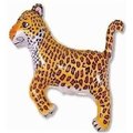 Loonballoon Leopard Cheetah Black Spots Jungle Zoo Safari 33in. Party Animal Mylar Balloon Loon-BB-B01FTXOCF6